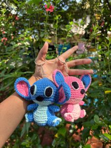 stitch crochet keychain ( Set Of 2)