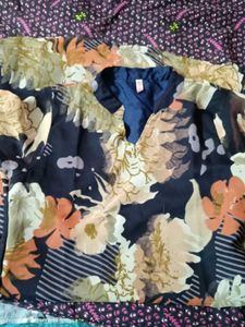 Floral Print Kurta