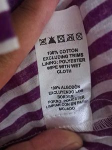 Purple Striped fitted  Button-Down Shirt