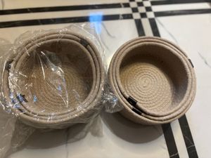 Cotton Rope Storage Baskets