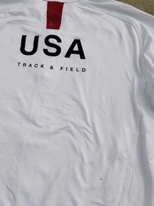 Nike White USA Track Jacket