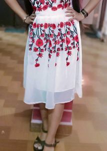 Floral Embroidered Dress