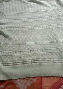 Vintage Knit Top - Light Green