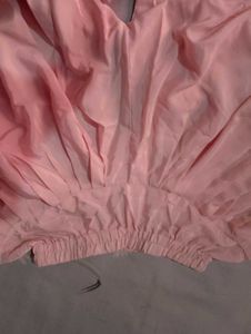 Elegant Pink Embroidered kurta with dhoti salwar