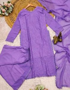 Beautiful Lavender Kurta Set
