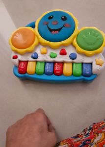 Drum Keyboard Musical Toy Eith Flashing Light
