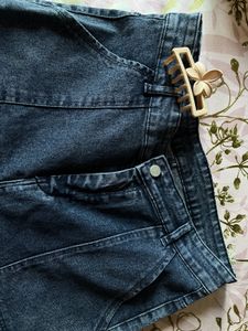 Stylish Dark Wash Denim Pants