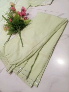 Elegant Mint Green Embroidered Kurta Set