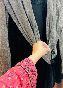 Velvet Wrap Up Coat