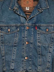 Diesel 1980s Blanket Lined Denim Trucker Jacket
