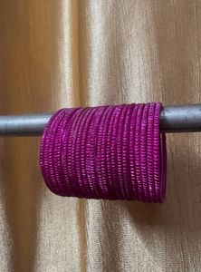 Elegant Magenta Bangles