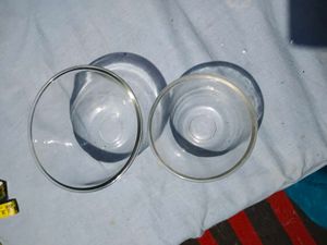 Set of 2 Glass Mixing Bowls