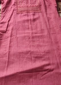 This Kurta Set Is From Anouk. Size : XXL. Cloth type: Polyester. Comes With Pant And Duppatta Also