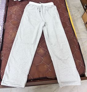 Stylish Grey Wide Leg Lounge Pants