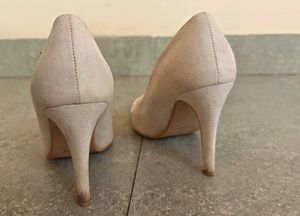 Elegant Glitter Toe High Heels