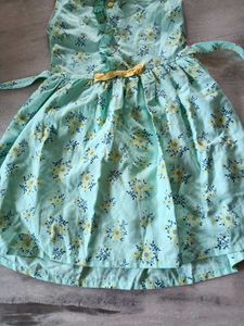 Cute Floral Print Cotton Dresses 3