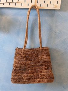 Chic Woven Straw Tote Bag