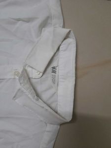 Classic White H&M Short Sleeve Shirt