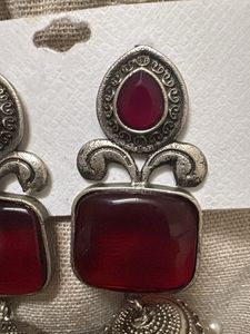 Antique Oxidized Jhumka Earrings