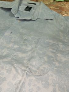 Van Heusen Men's Blue Paisley Shirt