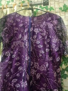 Elegant  Embroidered Gown