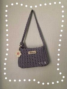 Crochet Mesh sling bags