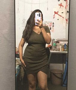 Chic Ribbed Wrap Dress