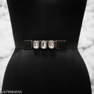 Stylish Elastic Belts with Charms