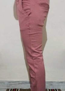 Men's Premium Mauve Pink Chinos / Slim Fit Trouser