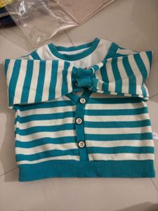 Striped Cardigan "HEOT"