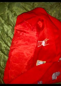 Unique Red Embroidered Dress