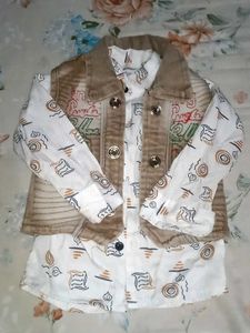 Stylish Boys Outfit - Shirt, Vest &amp; Pants