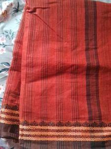 Bengal Cotton Saree with Striped Pattern