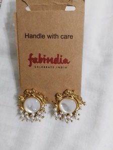 Fabindia Mother of Pearl Earring