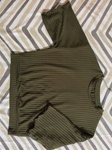 Olive Crop Top