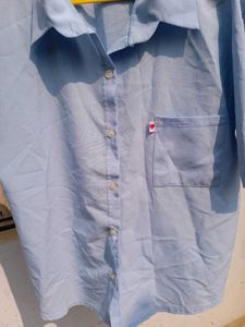 Unisex pastel blue shirt