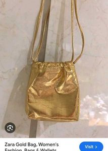 Zara Orginal Authentic Bag Y2K Korean Metallic