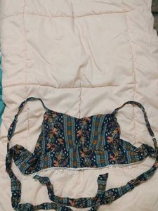 Boho Floral Print Crop Top
