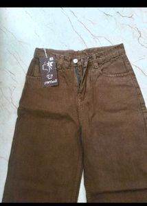 Brown Wide Leg Pants
