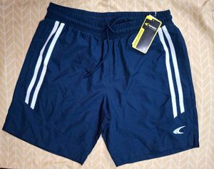 Men's Blue Athletic Shorts