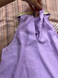 Lilac Halter Neck Top