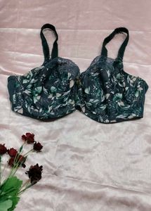 Floral Print Full Coverage Bra