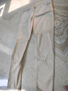 Women's Beige Chinos