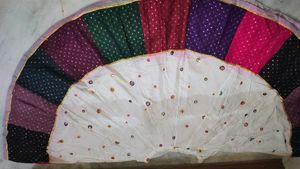 Elegant Off-White Mirror Work Chaniya Choli |