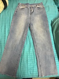 Light Wash Wide Leg Jeans