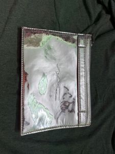 MAC silver pouch