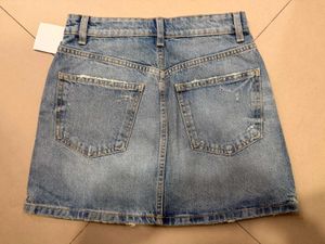 Zara Denim Mini Skirt