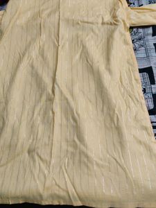 Yellow Cotton Kurta