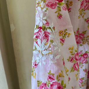 Floral Print Kurta