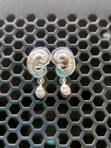 Dazzling Diamond &amp; Pear-Drop  earings